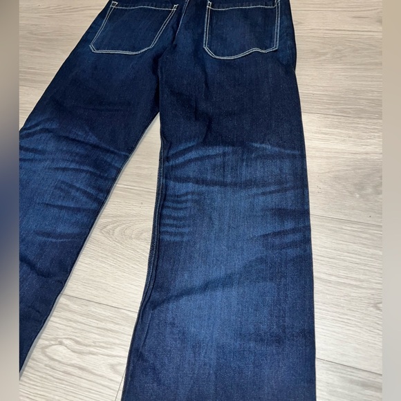 New We The Free Free People  Wide Leg Jeans Cropped Butterfly Button. 27 - Picture 2 of 5